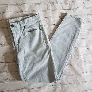 J. Crew Factory Blue Corduroy Toothpick Jeans